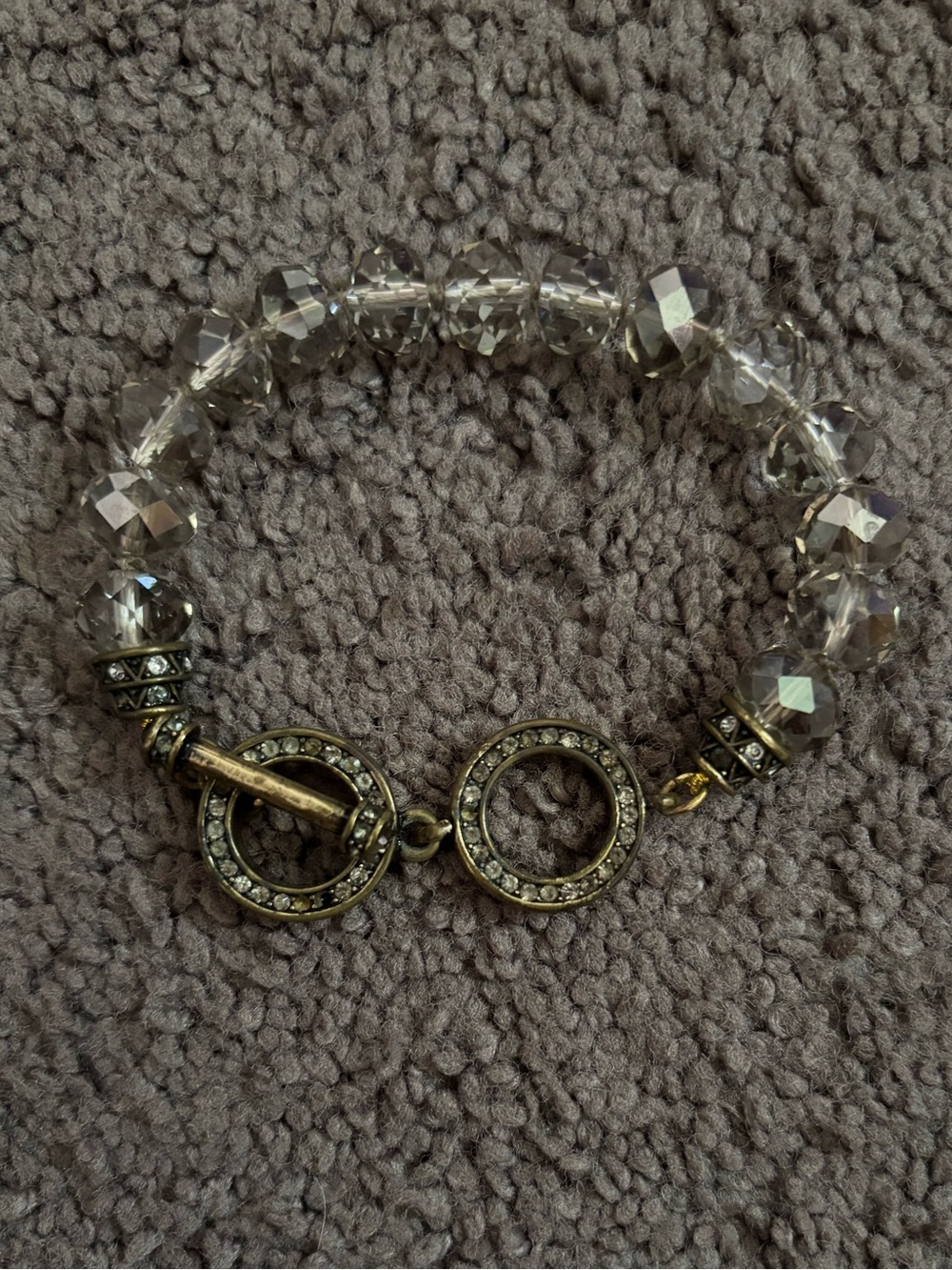 Heidi Daus Crystal Toggle Bracelet